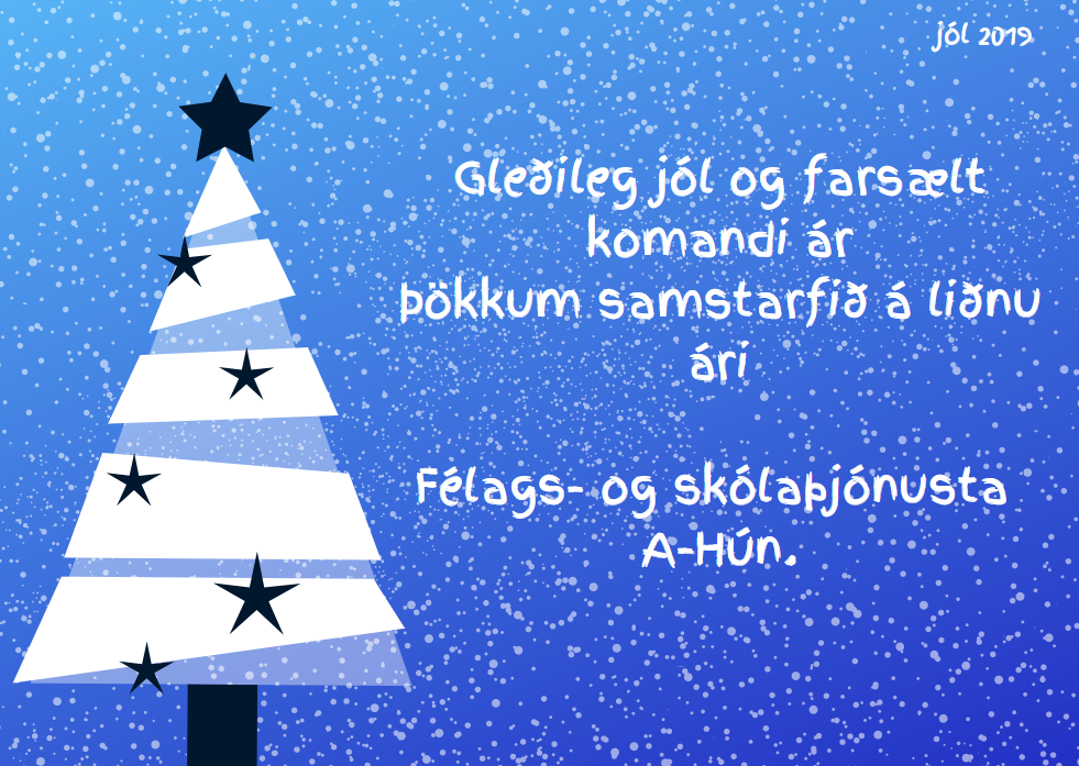 Jóla- og nýjárskveðja