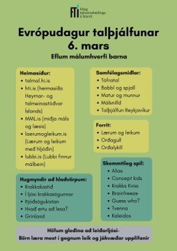 Dagur talþjálfunar 6. mars